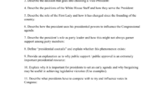 Us Presidency: Chapter Assignment &amp; Study Guide for Chapter 13 The Presidency Worksheet Answers