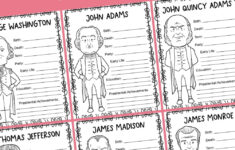 Us President Worksheets - Kids Activity Zone in Learning the Presidents Worksheet
