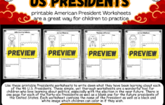 Us Presidents Worksheet Printable | Teaching Resources pertaining to Learning The Presidents Worksheet